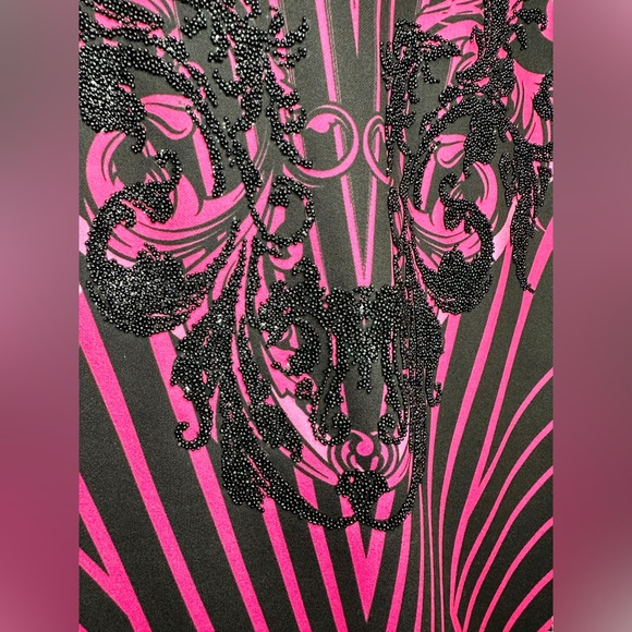 LIPSY LONDON | M | Bodycon Dress Wedding Date Event Mash Rhinestones open Back - Picture 6 of 10